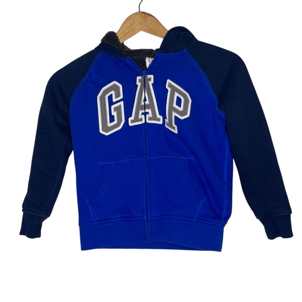 GAP Kids Lined Sweater Blue sz‎ Small